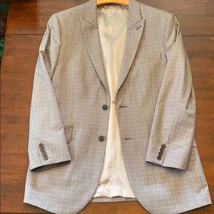 Express grey 40R three piece suit